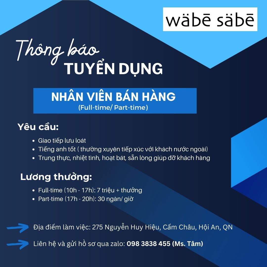 Tuyển nhân viên bán hàng